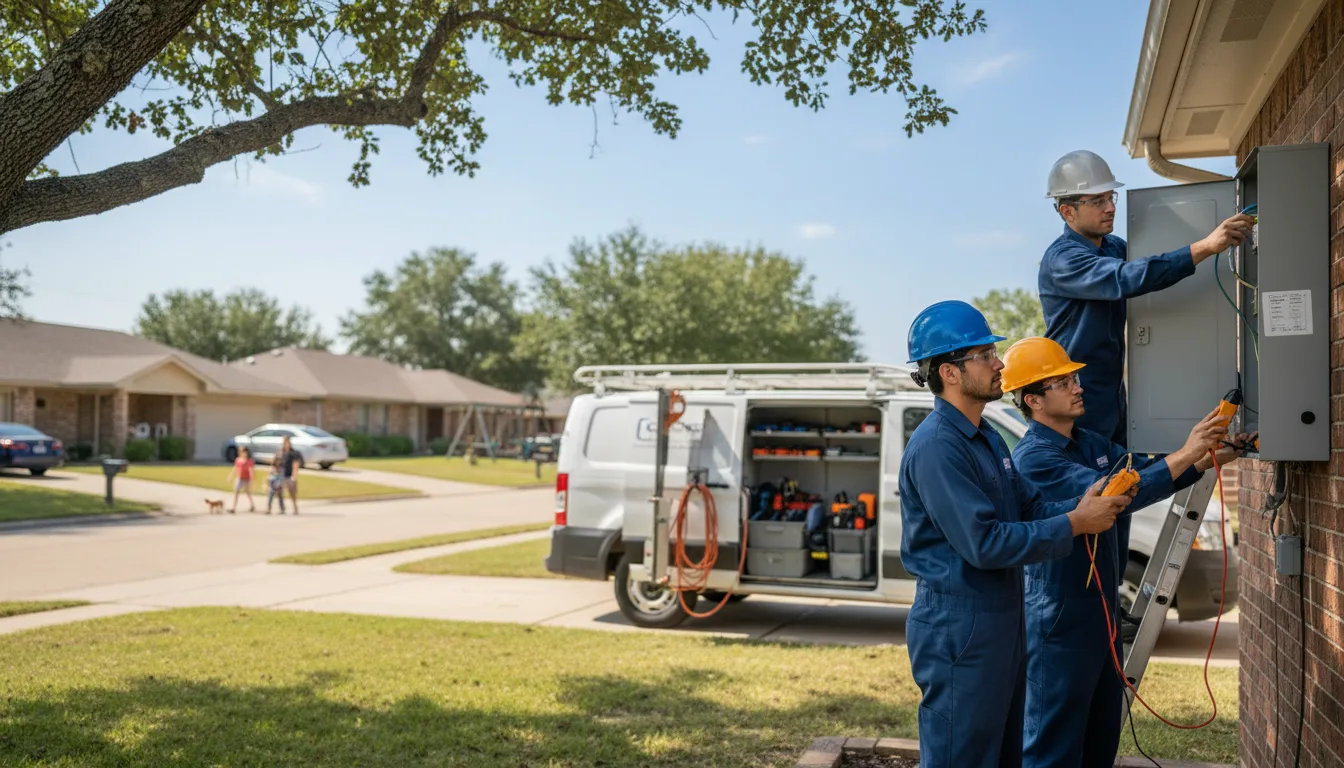 Certified electrician providing emergency electrical services in Hamburg, PA